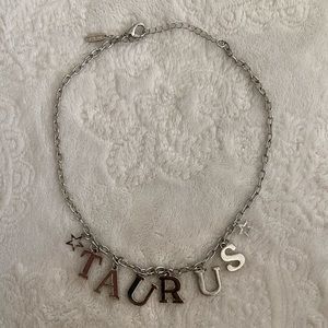 Dolls Kill taurus charm necklace
